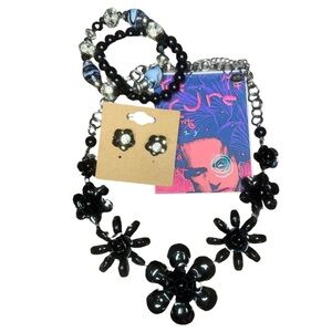 The Cure inspired jewelry lot as shown in EclecticTx Band T's Show